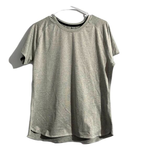 Land's End Lot of 2 Basic Tees Short Sleeve Red Gray Crew Neck Mens Size Medium - Picture 1 of 6